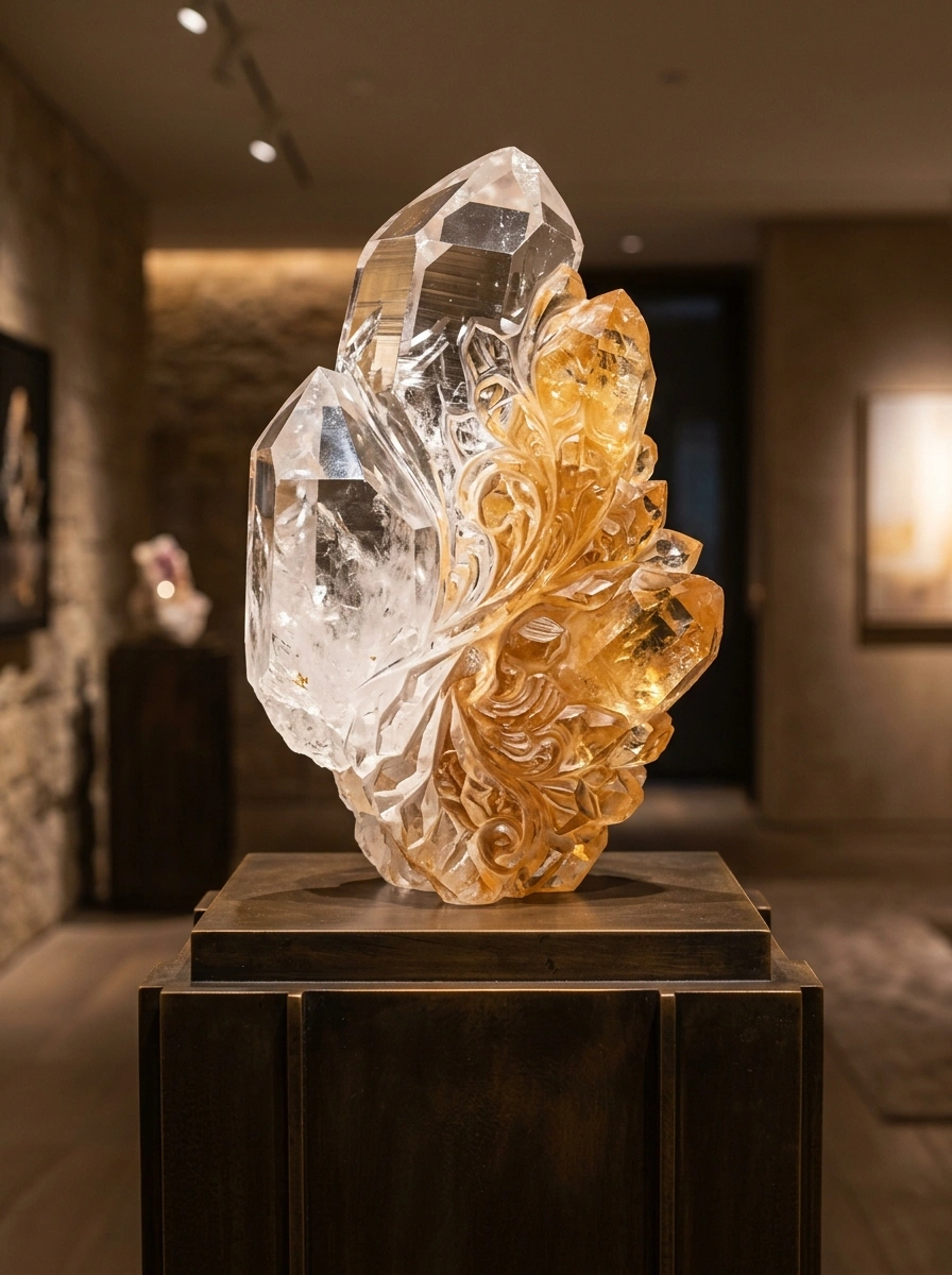 Masterpiece Crystalline Sculpture