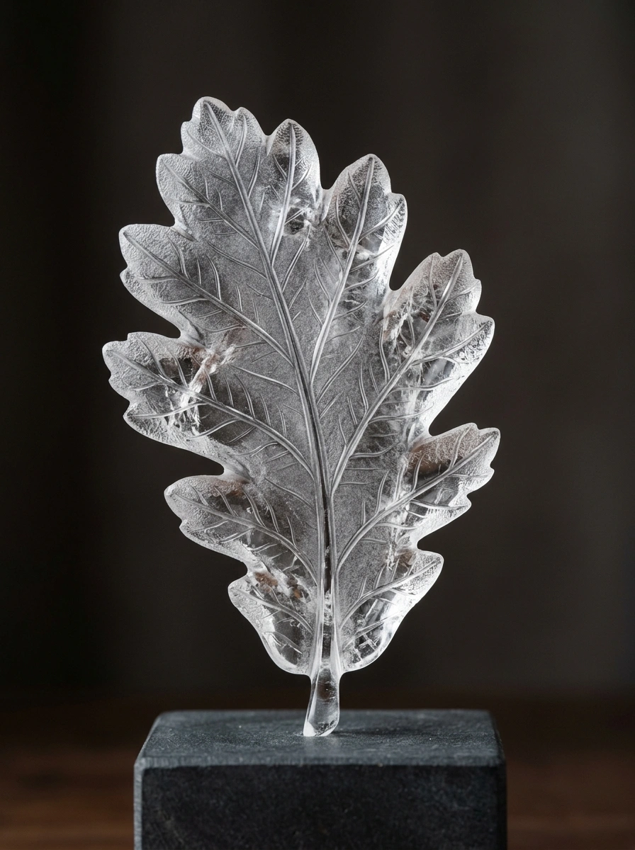 Emerald Botanical Vine Sculpture