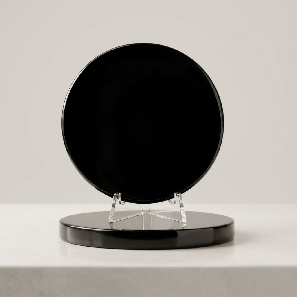 Black Obsidian Scrying Mirror