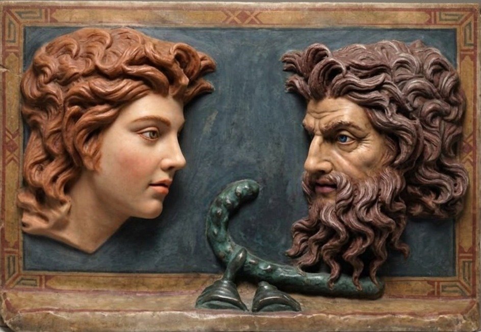 The Roman Marble Two-Sided Relief
