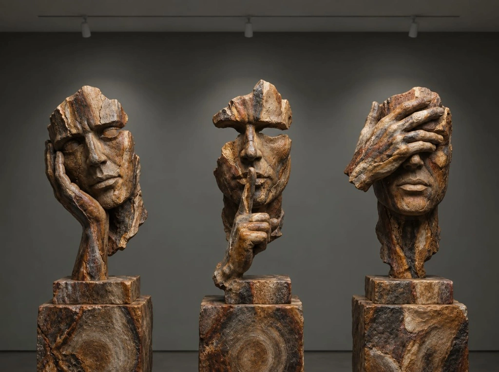 The Triad of Volcanic Silence