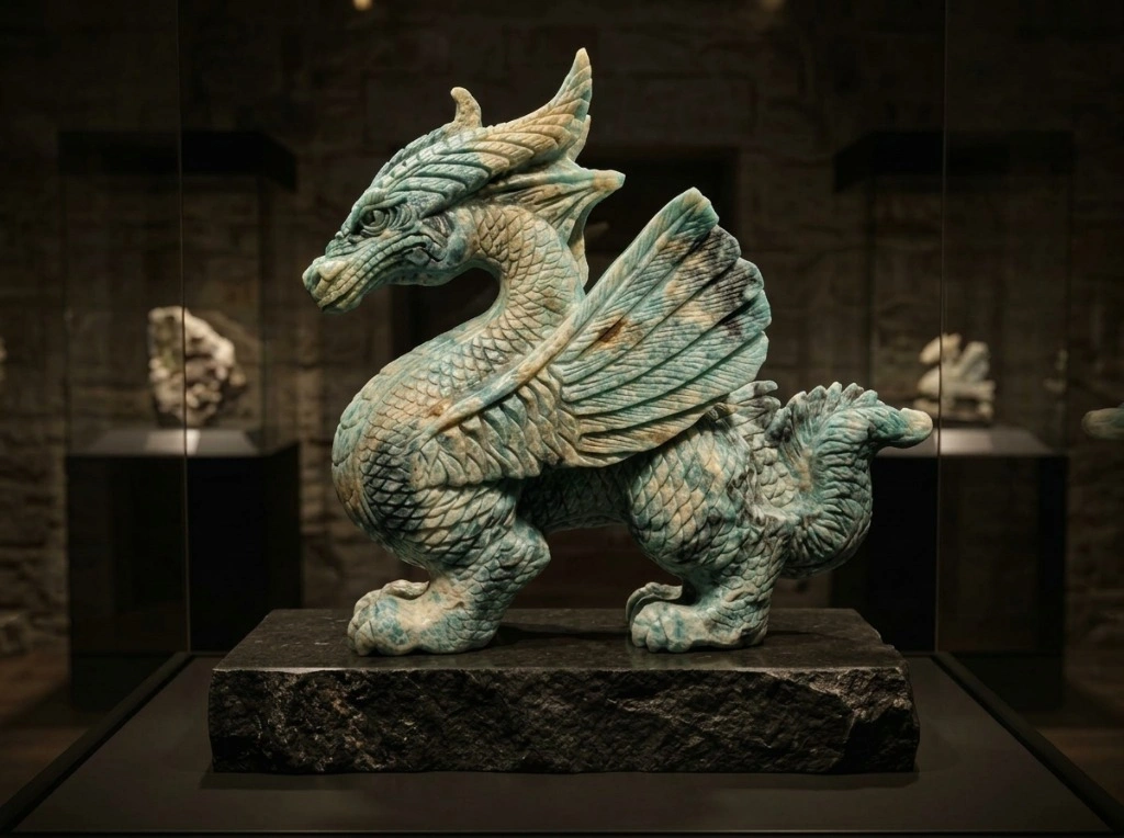 The Amazonite Winged Dragon